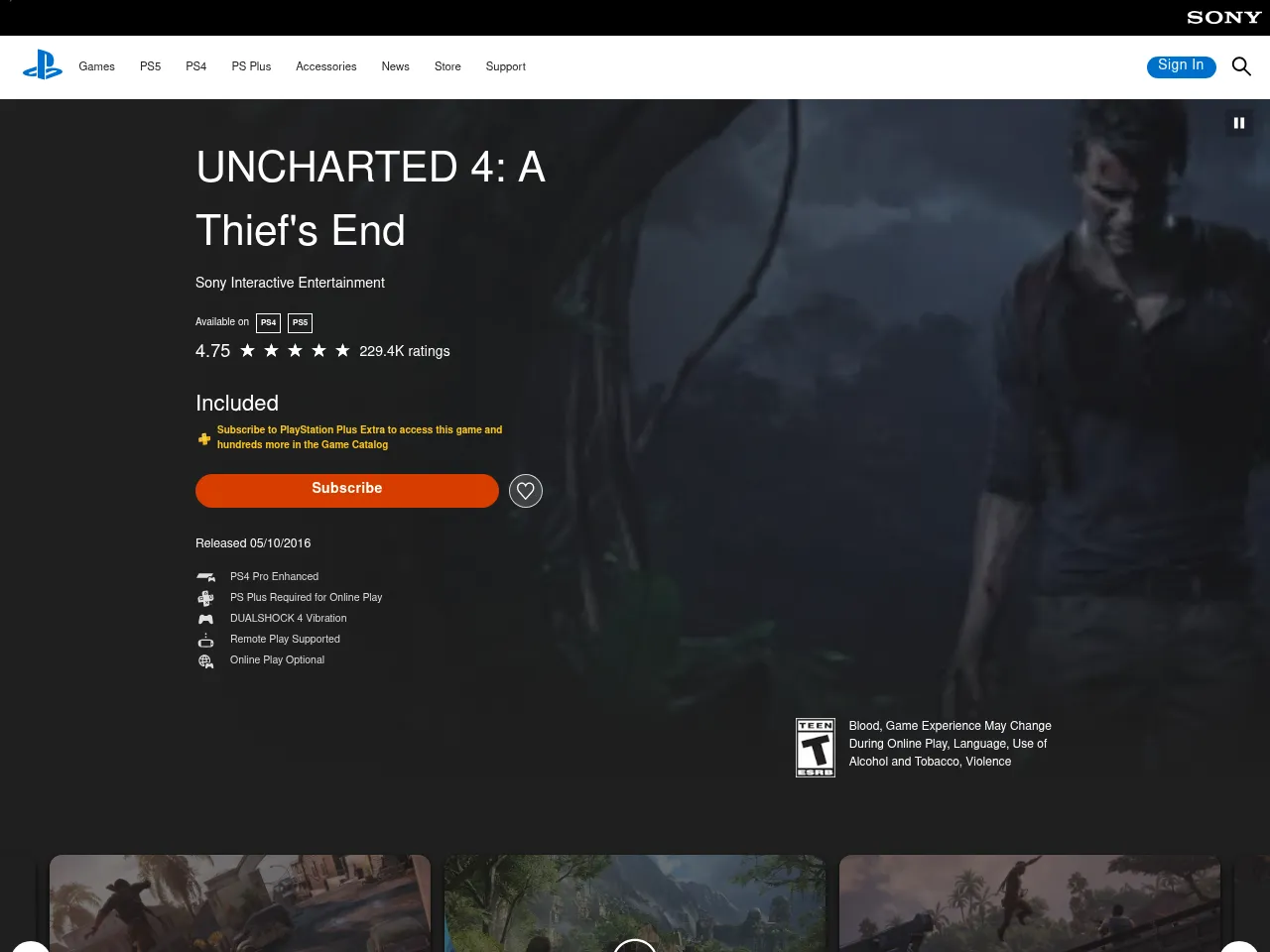 Uncharted 4: A Thief's End